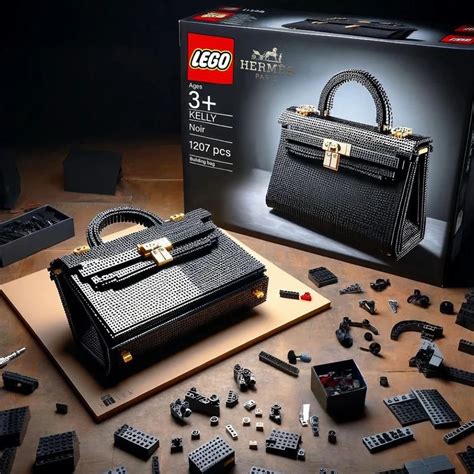 lego hermes kelly bag|instagram lego bag.